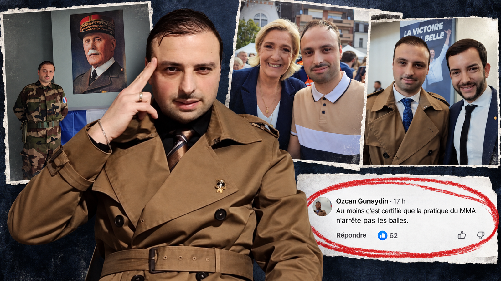 Özcan Günaydın’ın fotoğrafları ve sosyal medya yorumundan yapay zekâyla düzenlenmiş editoryal kolaj.